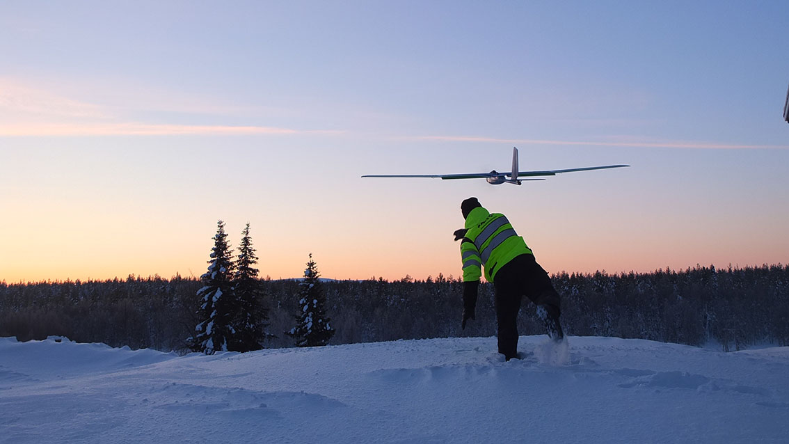 a man with a drone