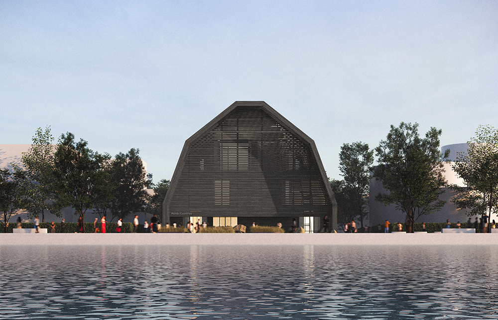 Pohjoismainen paviljonki Osakan maailmannäyttelyssä 2025