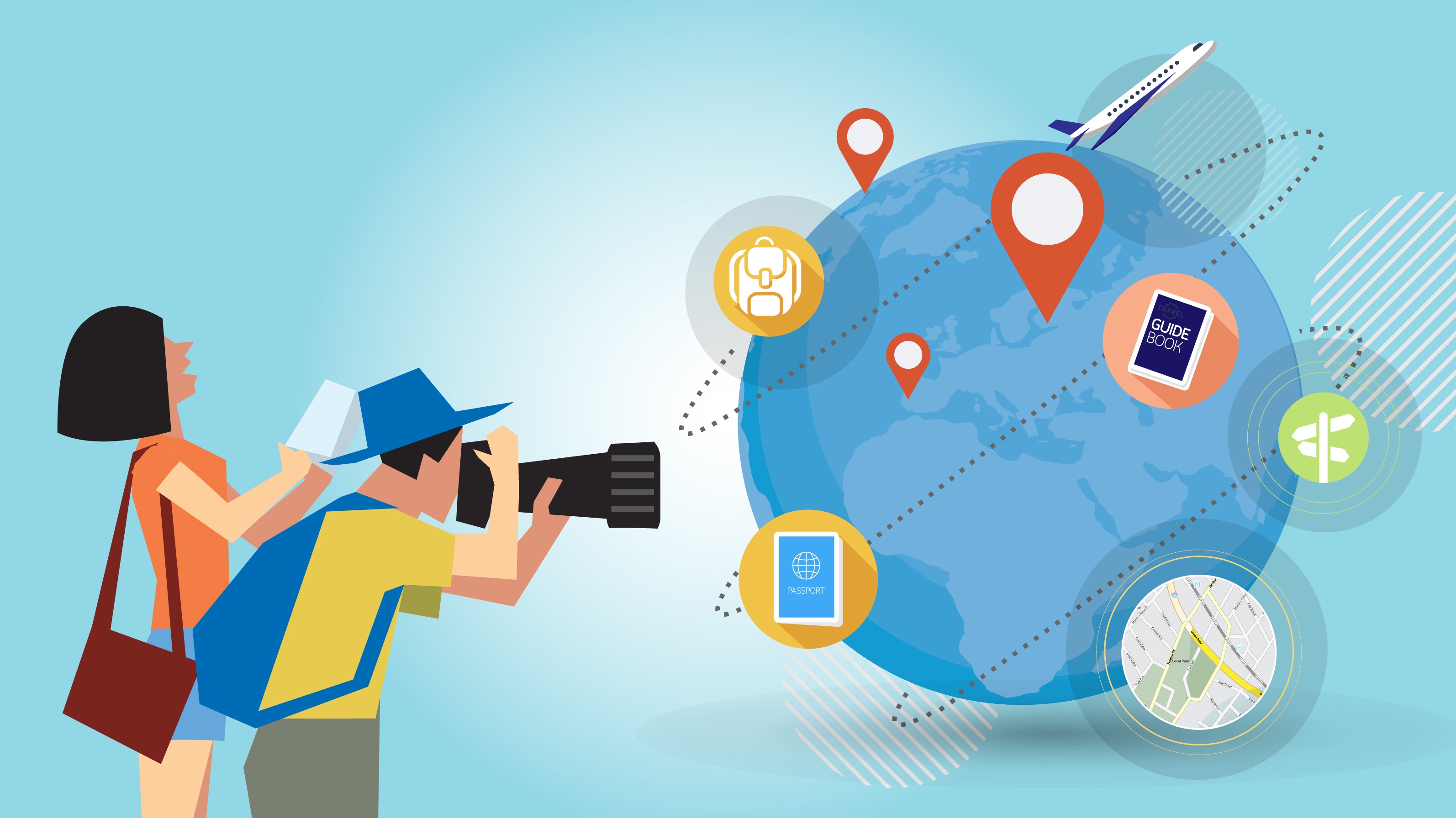 animated travel